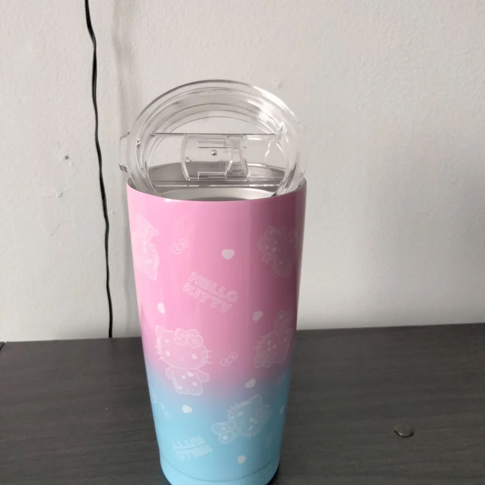 Hello Kitty 50th Anniversary Pink and Blue Tumbler - Picture 6 of 7
